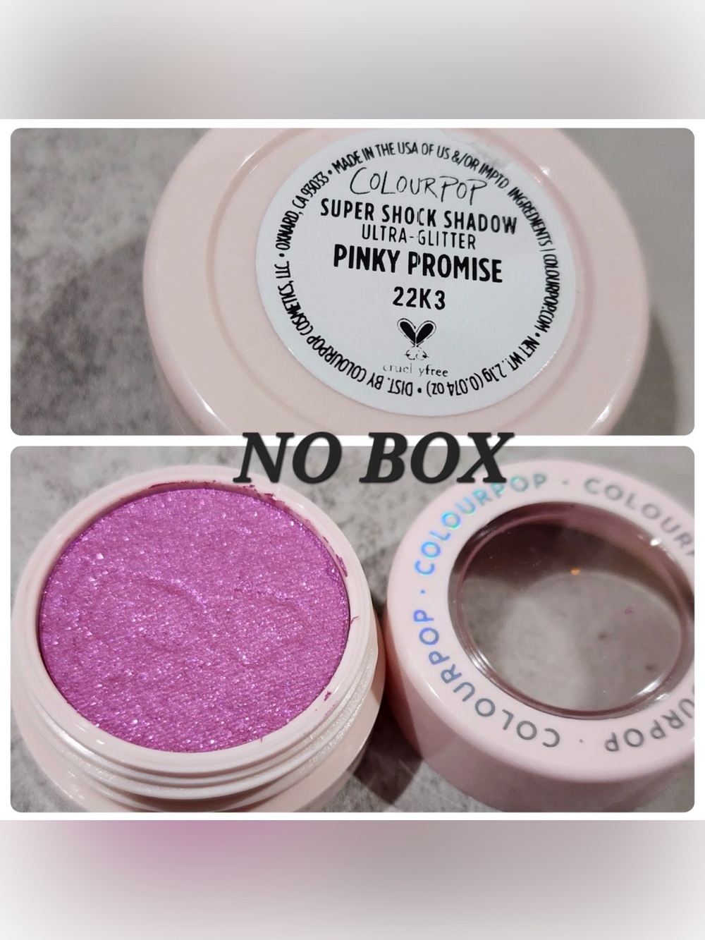 Colourpop Limited Edition Supershock Eyeshadow | Pinky Promise